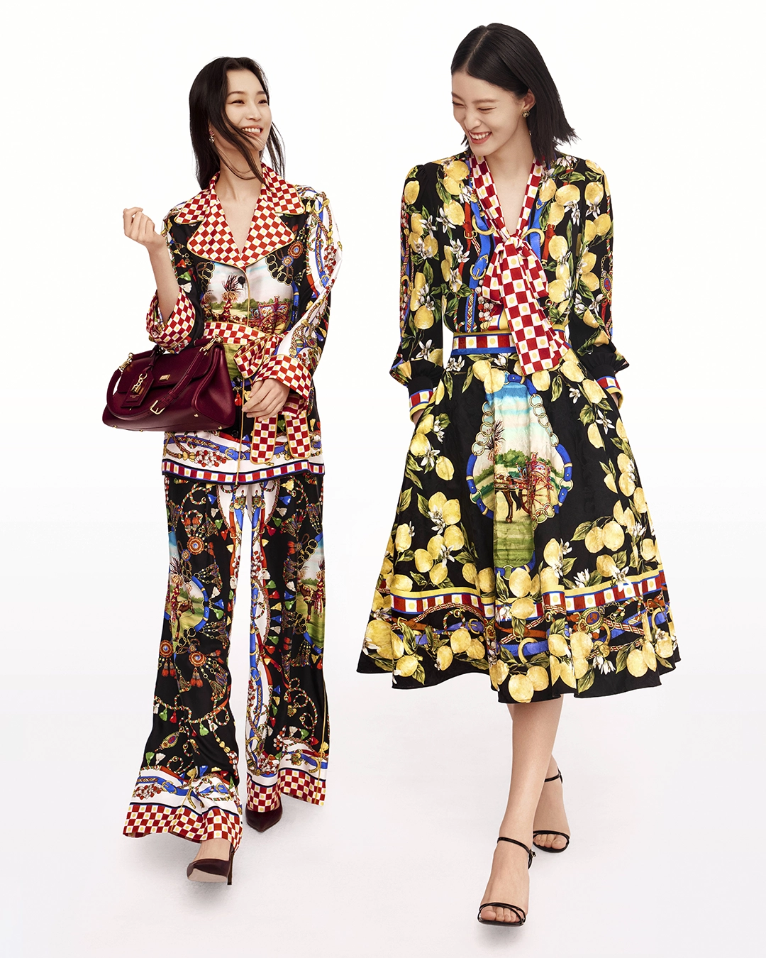 Dolce&Gabbana look on model