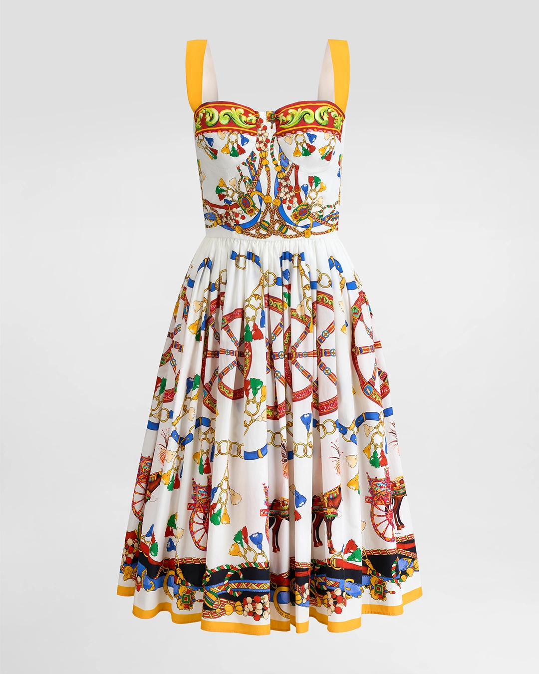 Dolce&Gabbana printed dress pack shot